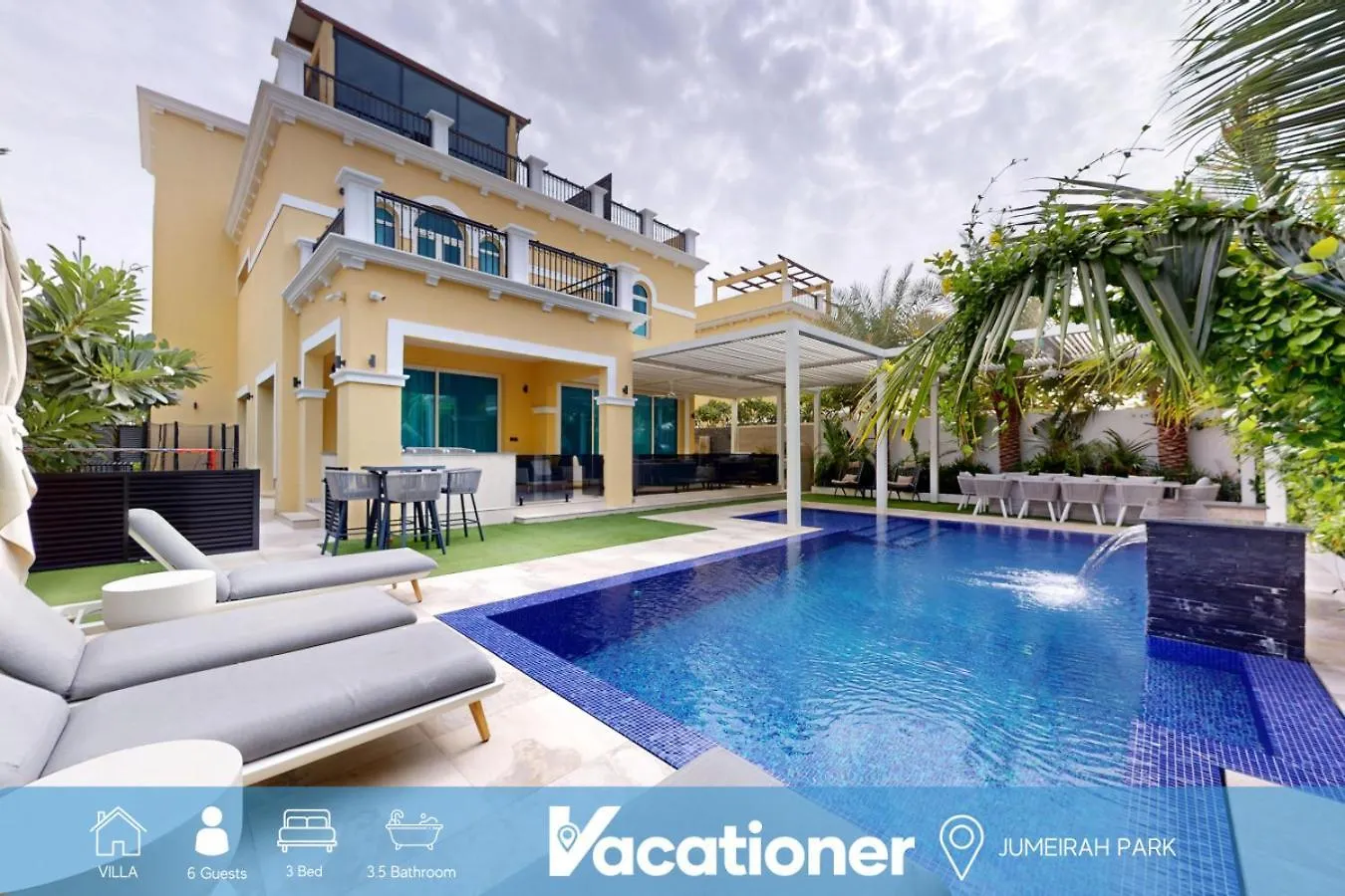 Jumeirah Park - Opulent Three Bed Villa Retreat Dubai